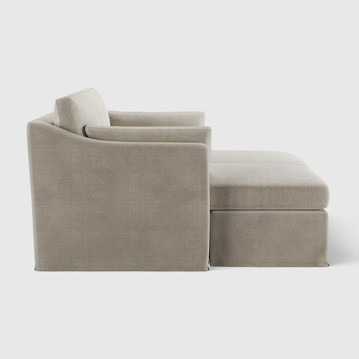 Clovelly Double Chaise Daybed Natural