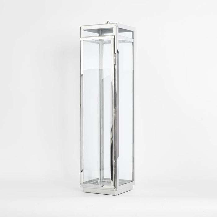 Charlotte Lantern Large Nickel - Outdoor