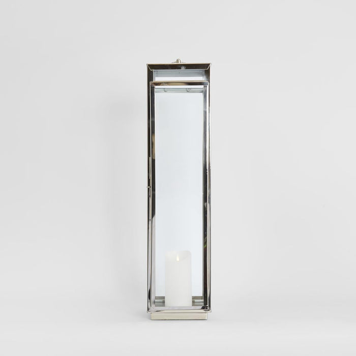 Charlotte Lantern Large Nickel - Outdoor
