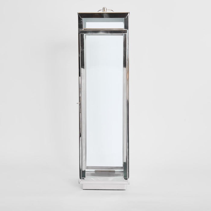 Charlotte Lantern Medium Nickel - Outdoor