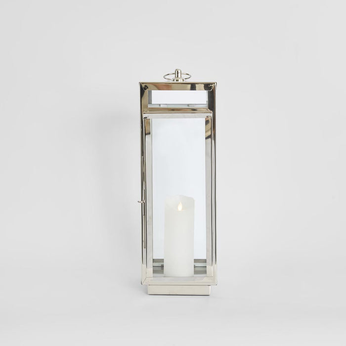 Charlotte Lantern Small Nickel