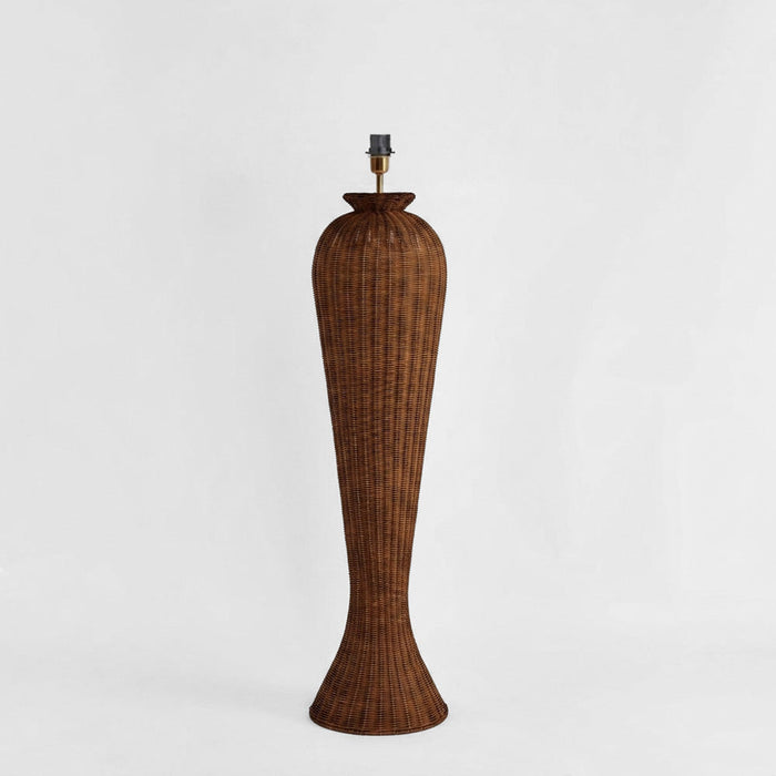 Urn Rattan Floor Lamp Base