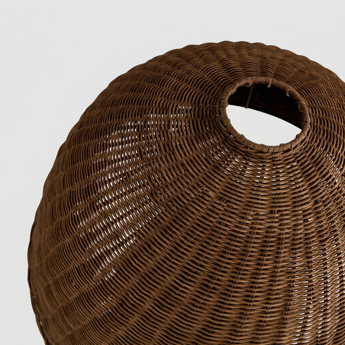 Urn Rattan Floor Lamp Shade