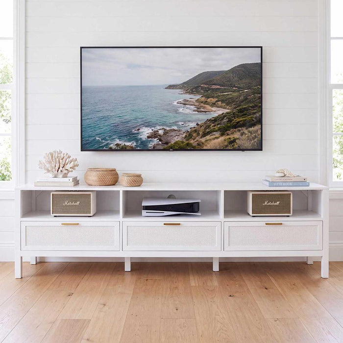 Santorini Large Media Unit White