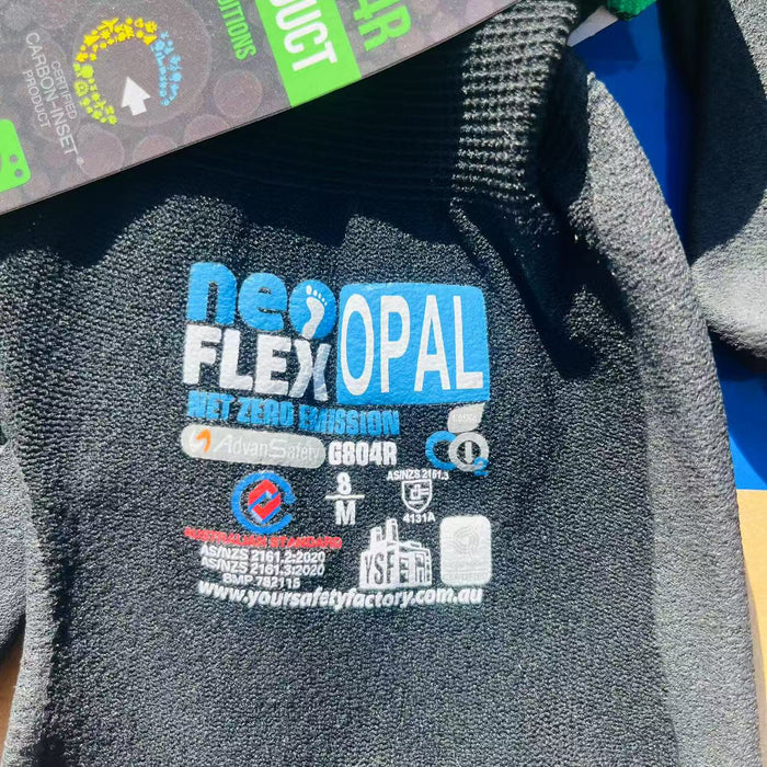 YSF - Green FLEX G820R Gloves - Cut Level 5/D, 18gg, Eco-Friendly Recycled Material, Breathable & Sustainable G820R