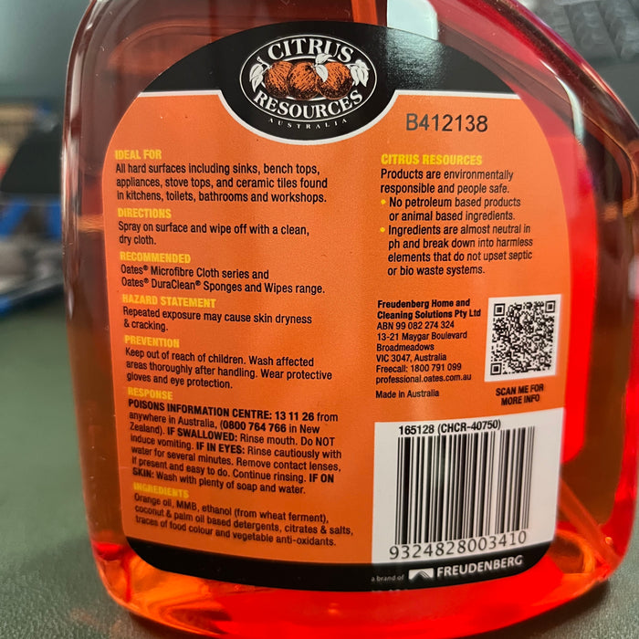 Oates CHCR-40750 Orange Squirt Rtu 750ml