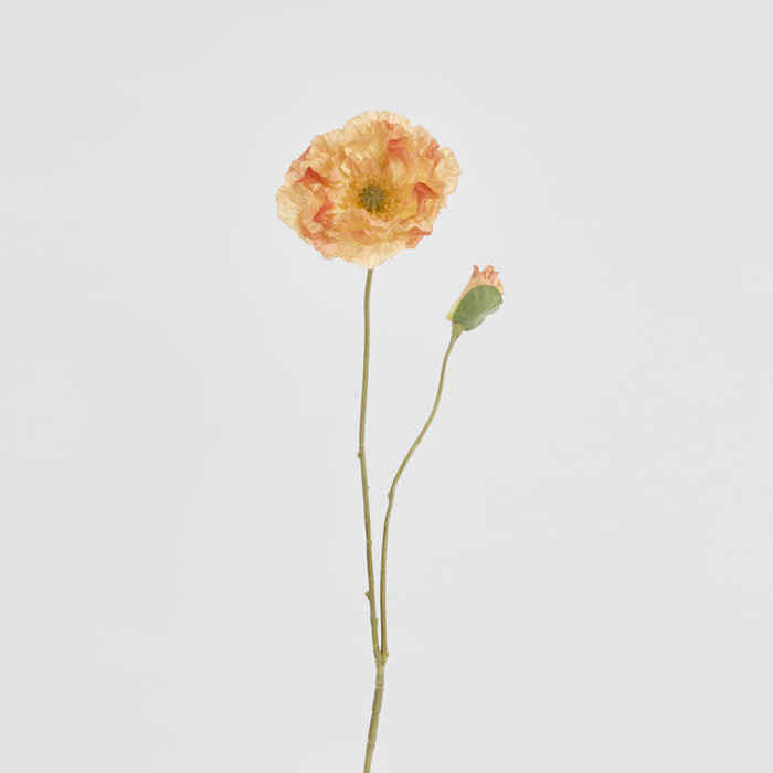 Poppy Stem 75cm Orange 6 pcs