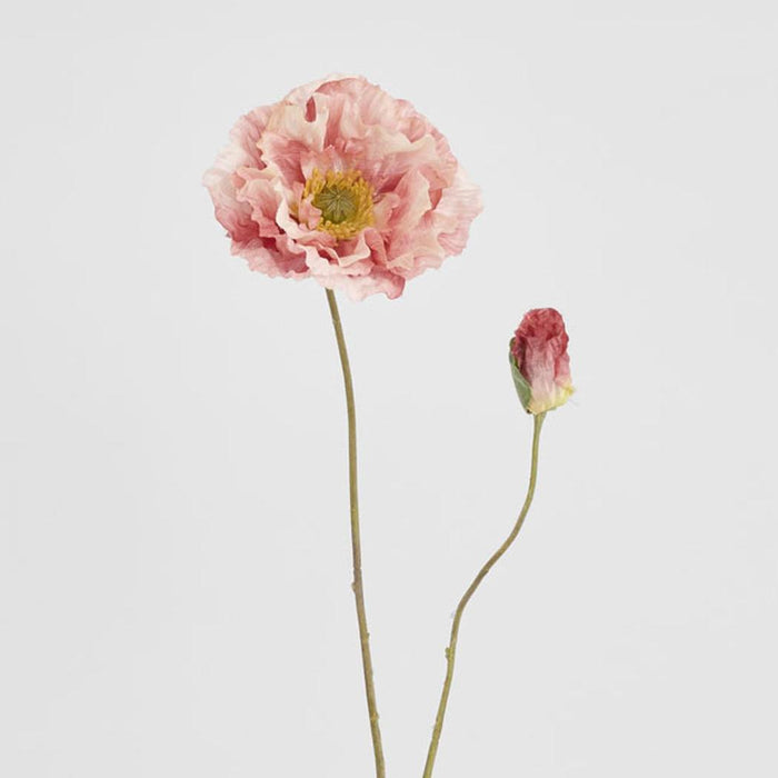Poppy Stem 75cm Pink 12 pcs
