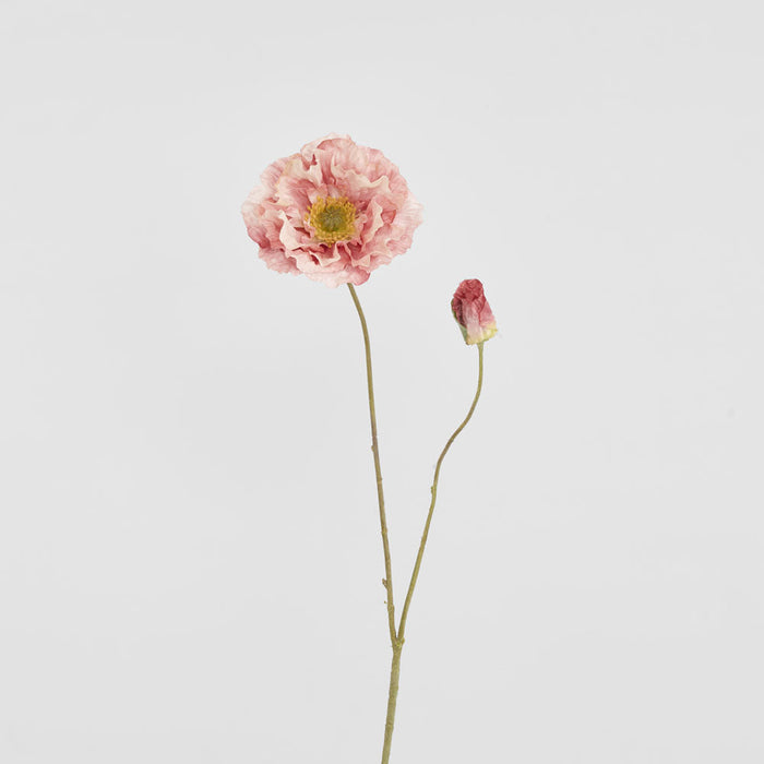 Poppy Stem 75cm Pink 12 pcs