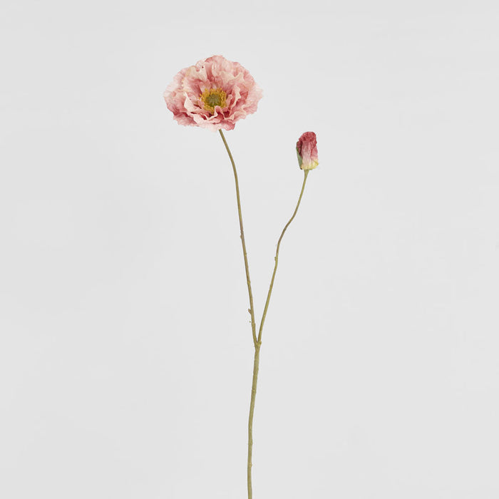Poppy Stem 75cm Pink 12 pcs