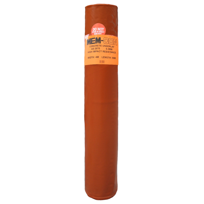 Memcon IR3 High Impact Extra Thick Orange Building Film - Multipurpose Construction and Protection Cover