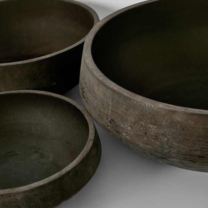 Landis Planter Bowl Set 3 Earth Brown