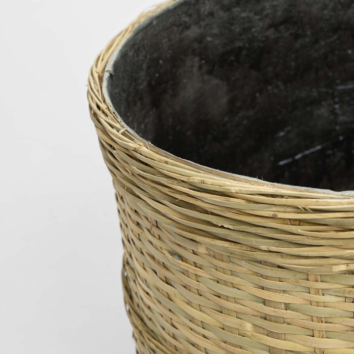 Village Planter Bamboo/Cement