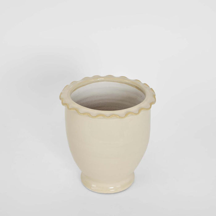 Petal Pot White Large