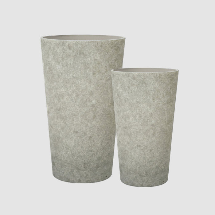 Ridge Tall Planters White