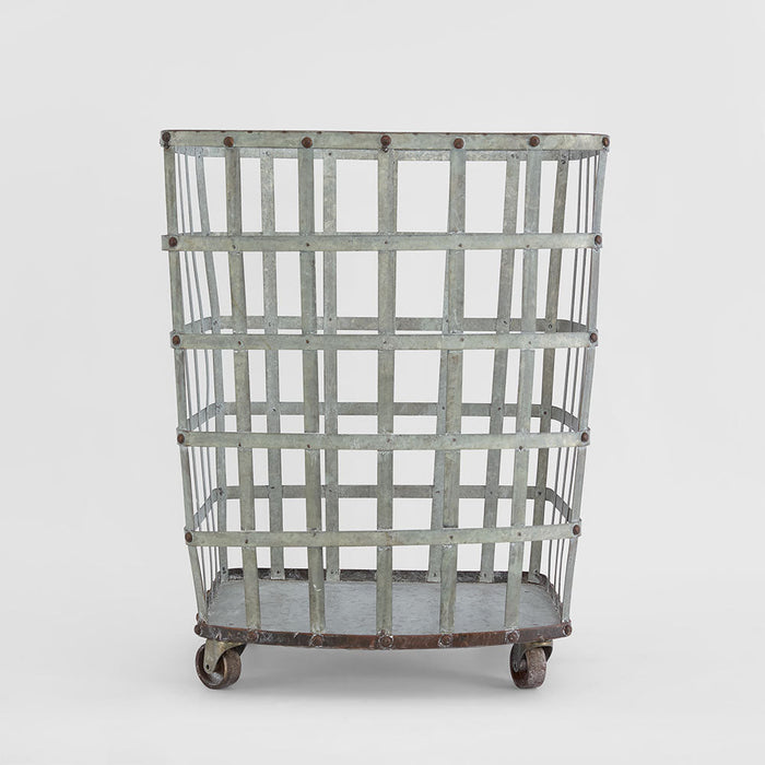 Grape Pickers Basket On Wheels