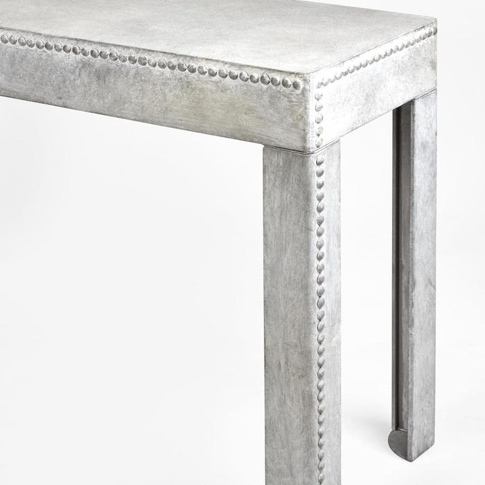 Zinc Garden Console Table