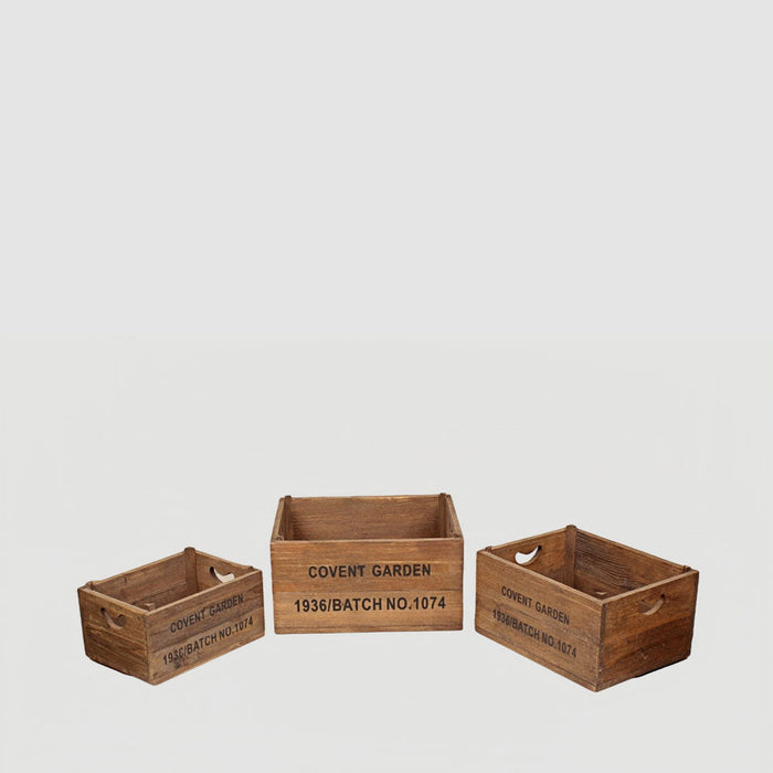 Sorel Wooden Crate