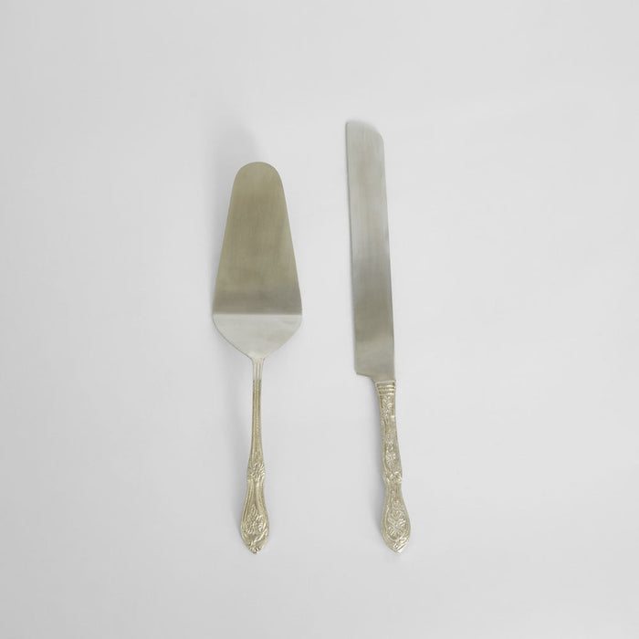 Eden Cake Server Silver
