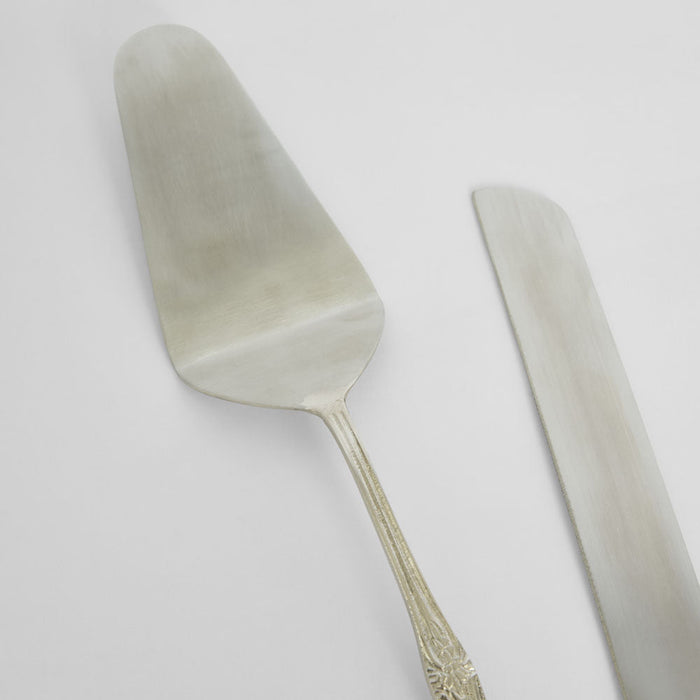 Eden Cake Server Silver