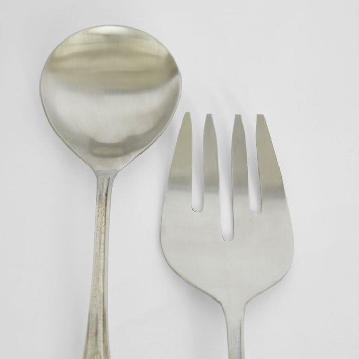 Eden Salad Servers Silver