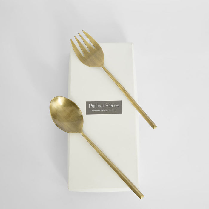 Joan Salad Servers Gold