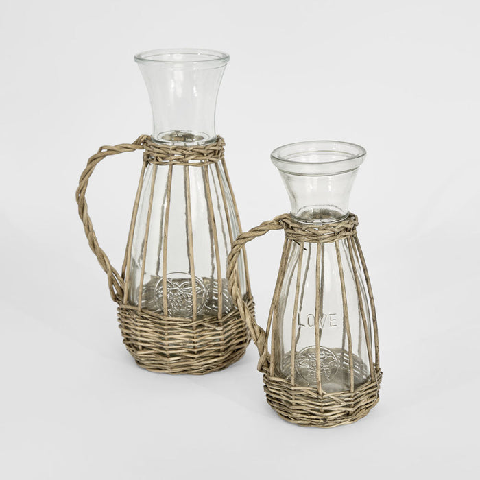 Bramble Jug Small Grey Wash