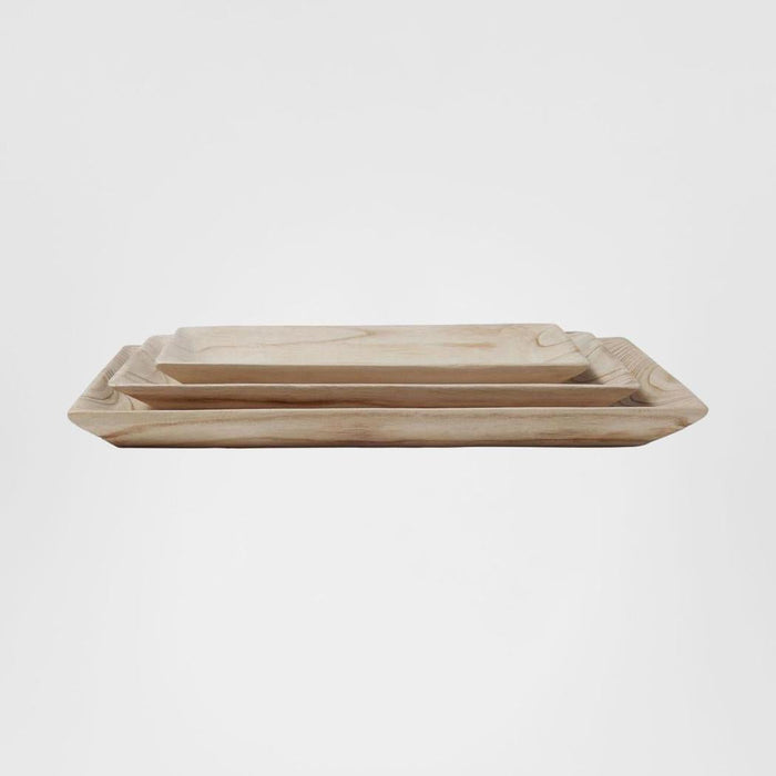 Wooden Rectangle Trays
