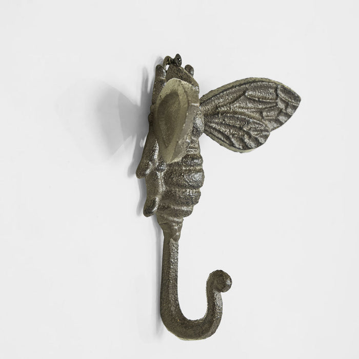 Bumble Bee Cast Iron Wall Hook 2 pcs