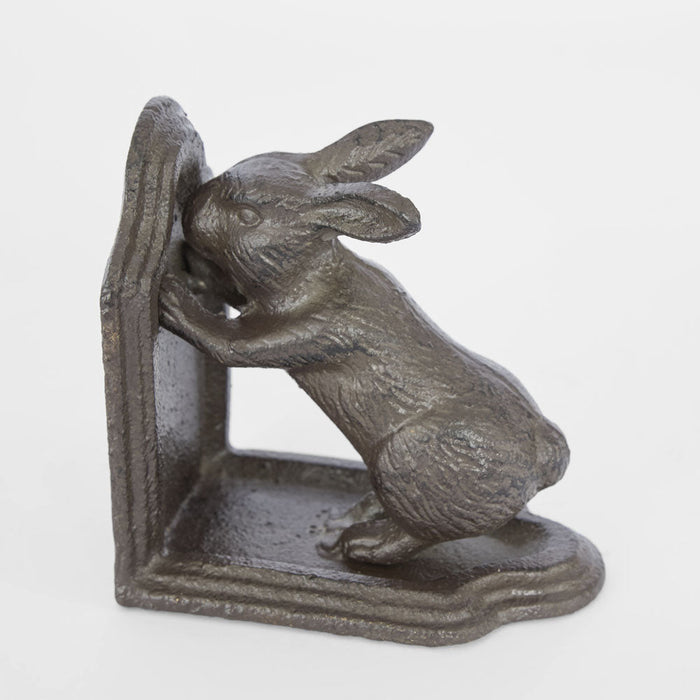 Hugo Hare Cast Iron Book Ends