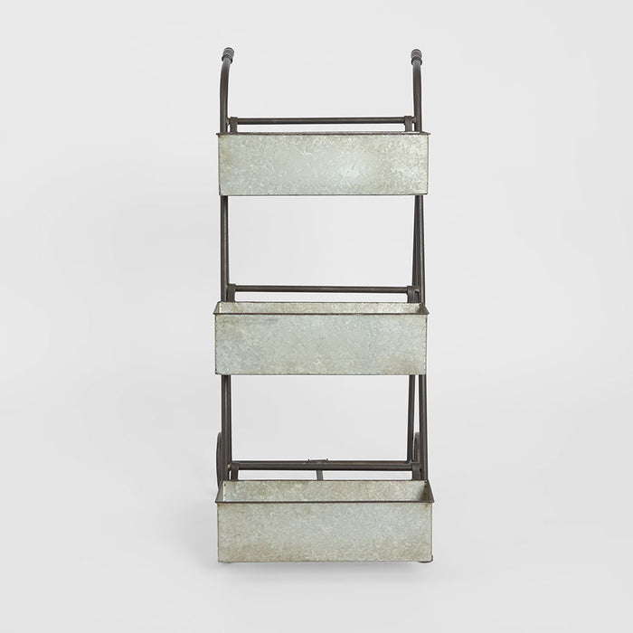 Three Tier Garden Planter Zinc