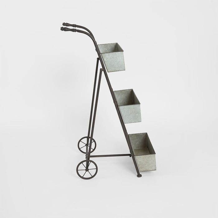 Three Tier Garden Planter Zinc