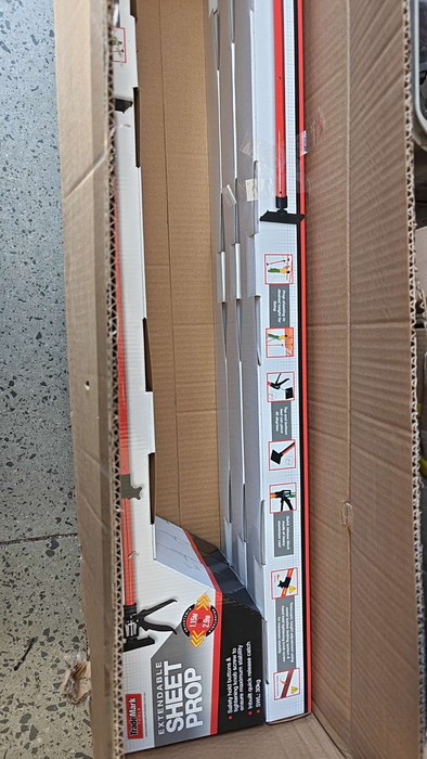 2pcs Trademark Adjustable sheet prop extendable 1.25m - 2.9m Sheet Support Prop– Versatile Telescoping Drywall and Paneling Tool