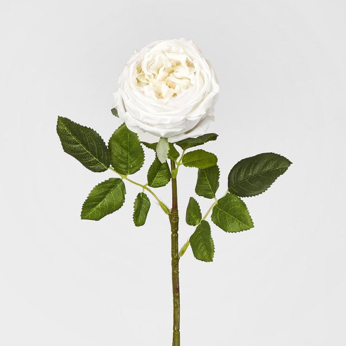 Dianna Real Touch Rose Stem White 60cm 15 pcs