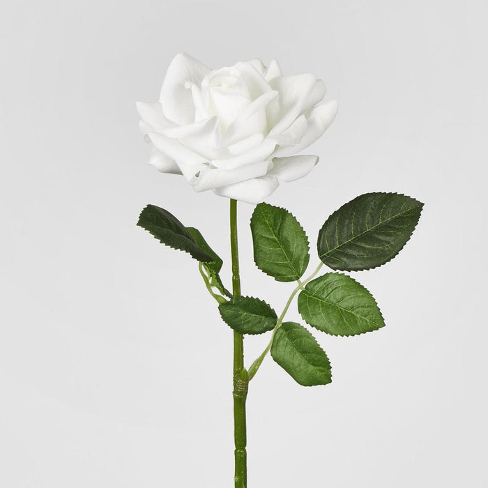 Winston Rose Real Touch White45cm 18 pcs