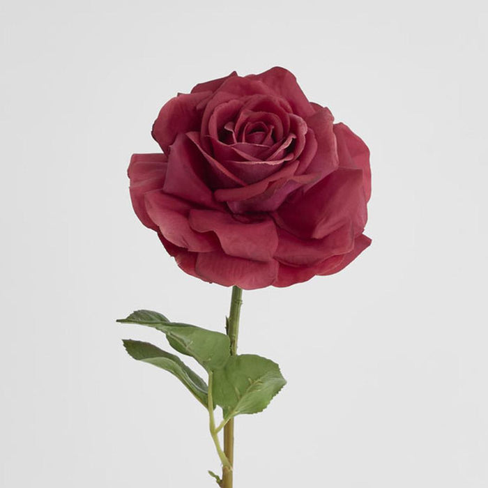 Stella Real Touch Rose Stem 50cm Dark Pink