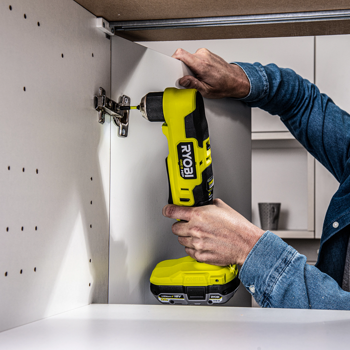Ryobi ONE+ HP 18V Brushless Cordless Compact 3/8 in. Right Angle Drill (Tool Only)