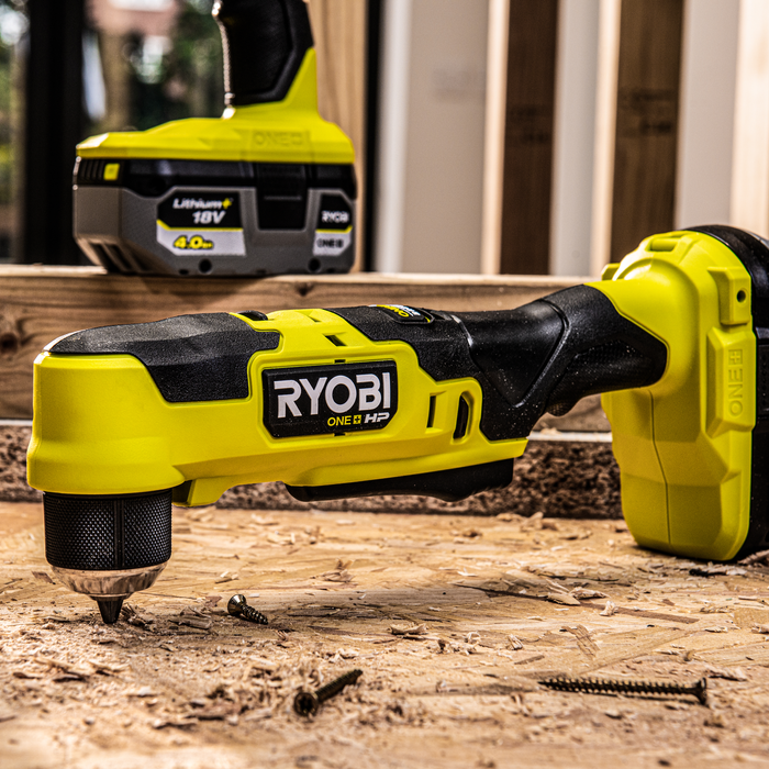 Ryobi ONE+ HP 18V Brushless Cordless Compact 3/8 in. Right Angle Drill (Tool Only)