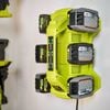 Ryobi P135 18V One+ 6 Port Lithium Ion Battery Supercharger (18V Batteries Not Included/Charger Only)