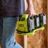 Ryobi P135 18V One+ 6 Port Lithium Ion Battery Supercharger (18V Batteries Not Included/Charger Only)