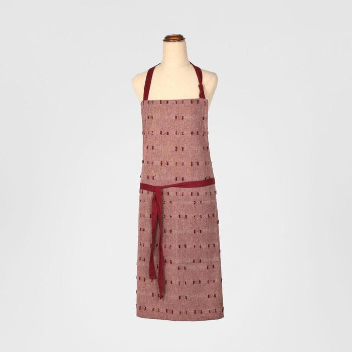 Tuft Apron Ruby