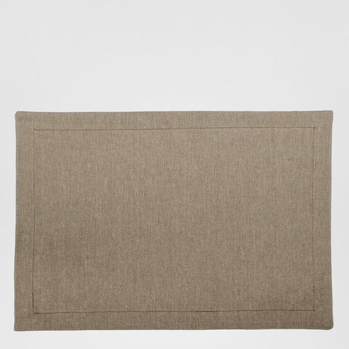 Chambray Placemat Charcoal