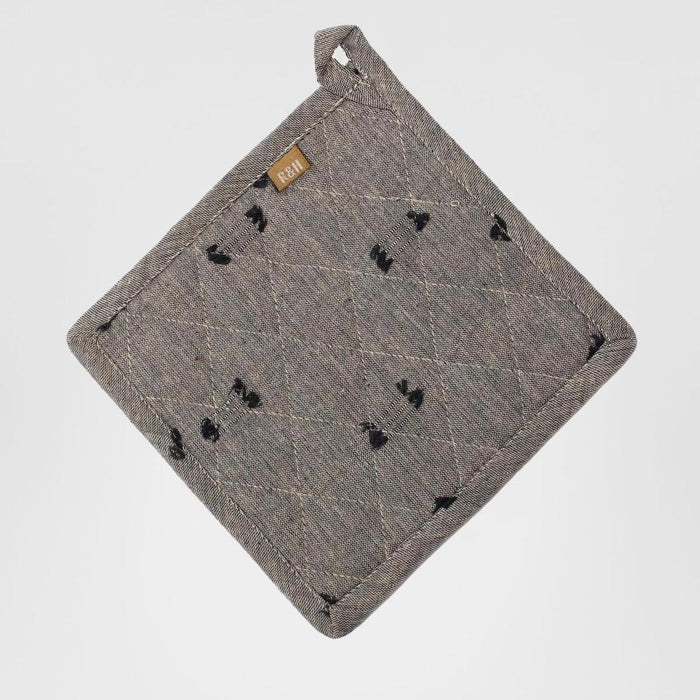 Tuft Pot Holder Dark Slate 3 pcs