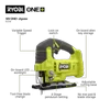 Ryobi ONE+ 18V Cordless Jig Saw (Tool Only) 18 Volt, Green, (PCL525B)