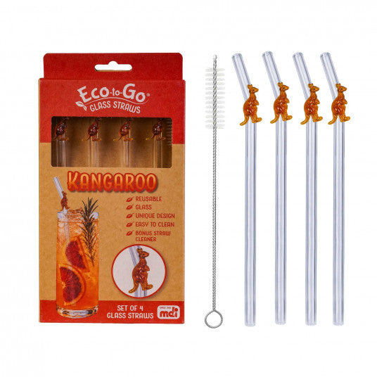 Eco-To-Go Kangaroo Glass Straw