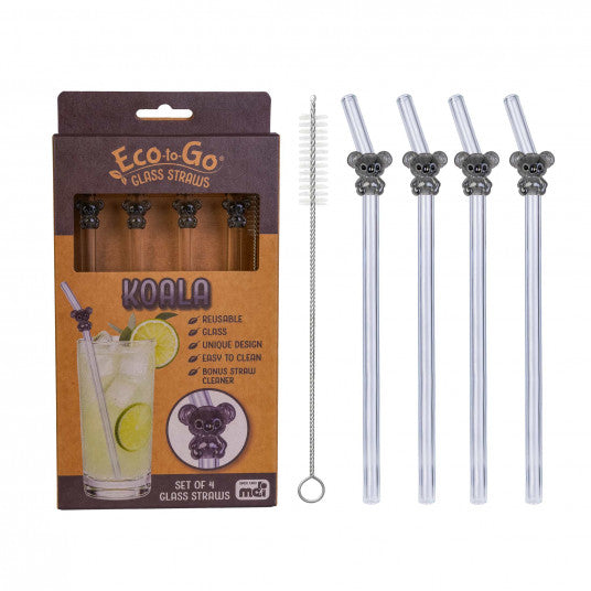 Eco-To-Go Koala Glass Straw