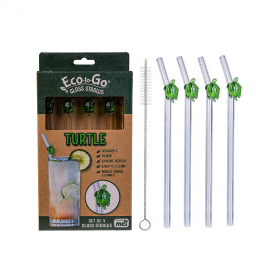 Eco-To-Go Turtle Glass Straw