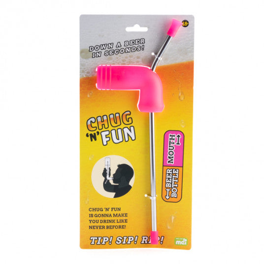 Pink Chug 'n' Fun Beer Funnel