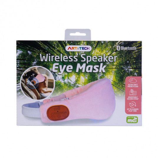 Wireless Speaker Eye Mask Pink