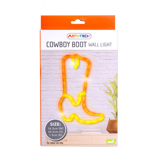 Cowboy Boot LED Wall Light